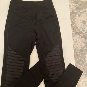 Black Biker Leggings from Forever 21